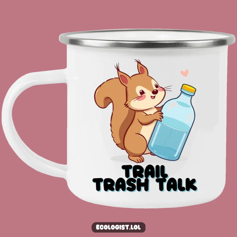 Funny Squirrel Camping Mug: Wilderness Protector's Humor, Great Funny Gift!