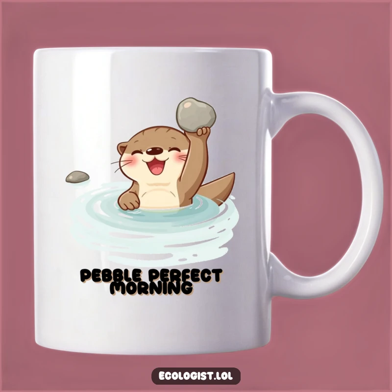 Funny Otter Bliss Mug: Pure Joy Collector's Funny Gift!